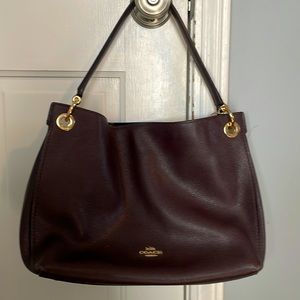 Coach Burgundy Shoulder Bag